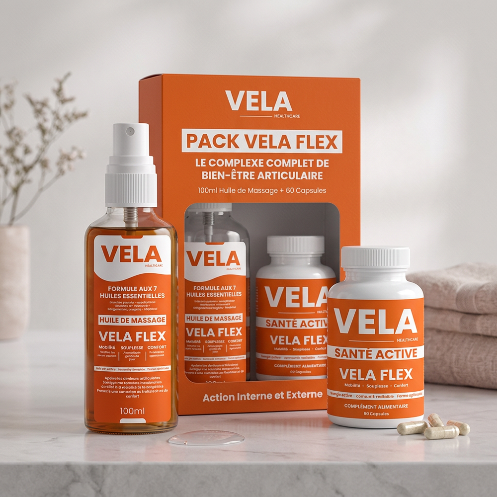 Vela Flex — Pack كامل (زيت + كبسولات)